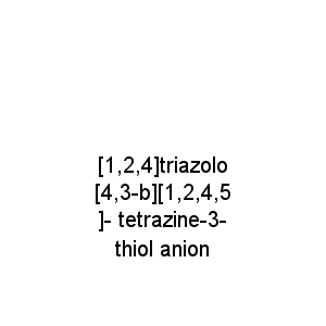 [1,2,4]triazolo[4,3-b][1,2,4,5]- tetrazine-3-thiol anion